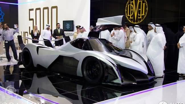 معرض دبي للسيارات يكشف عن اول سيارة خارقة اماراتية الصنع