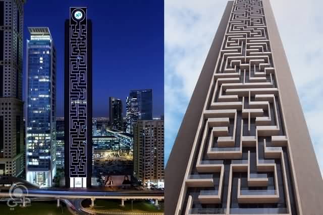 برج الميز تاور في دبي أكبر مبنى على شكل متاهة عمودية في العالم