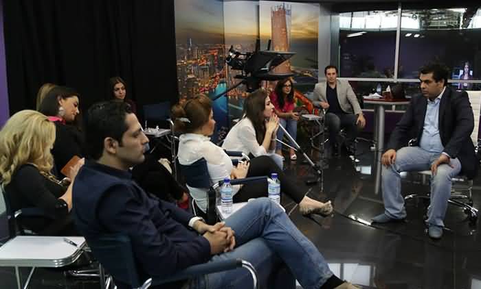 المستوى الثاني من دورة التقديم التلفزيوني 2015 في دبي