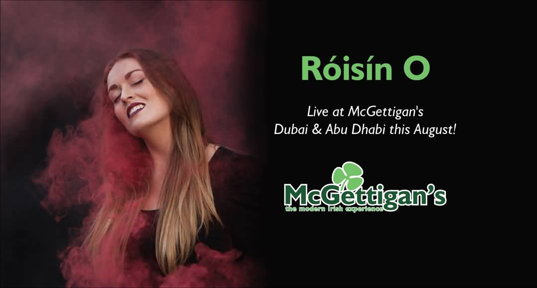 حفلات المغنية الإيرلندية روزين O في دبي خلال شهر أغسطس