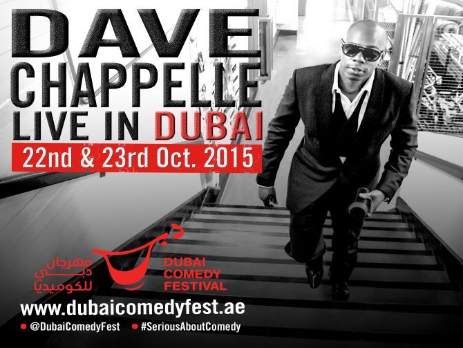 عرض الكوميديان ديف شابيل في دبي خلال مهرجان دبي للكوميديا 2015