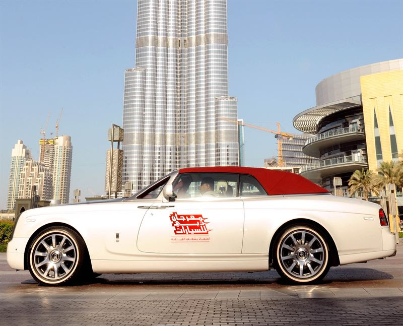 أسطول السيارات الفارهة متوفر للجمهور خلال مهرجان دبي للسيارات