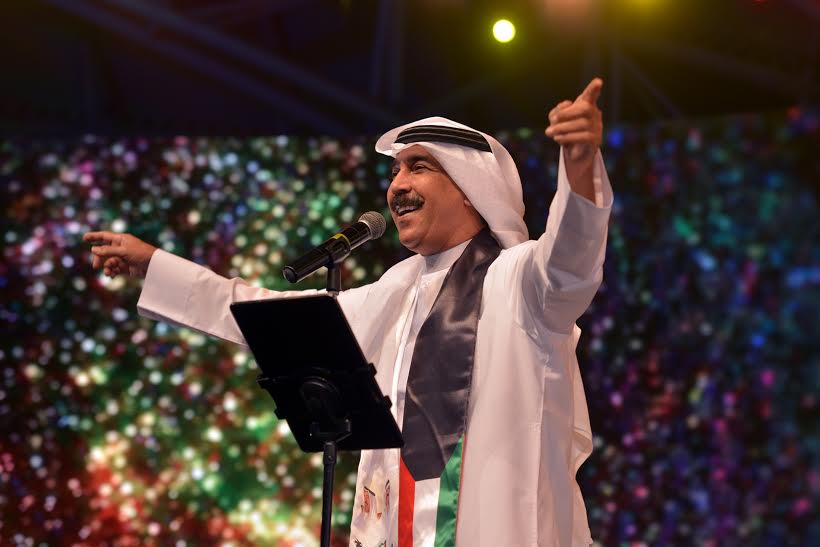 عبدالله الرويشد يطرب جماهيره في القرية العالمية إحتفالا باليوم الوطني الكويتي