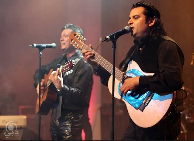حفل الثنائي الموسيقي ماريو وجورج ريس في دبي خلال سنة 2016
