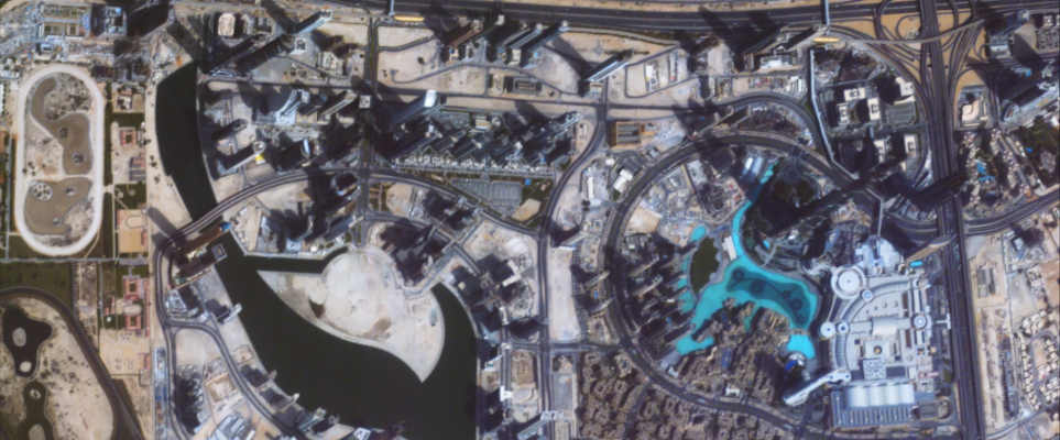بالفيديو .. كيف تبدوا منطقة داون تاون دبي من الفضاء ؟