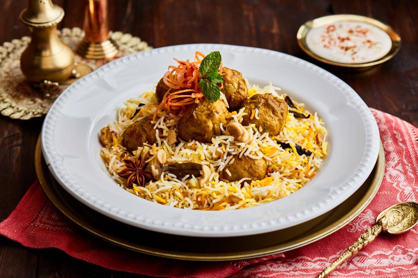 مطعم قصر الهند يطلق قائمة مأكولات برياني ايه كاس - عين دبي