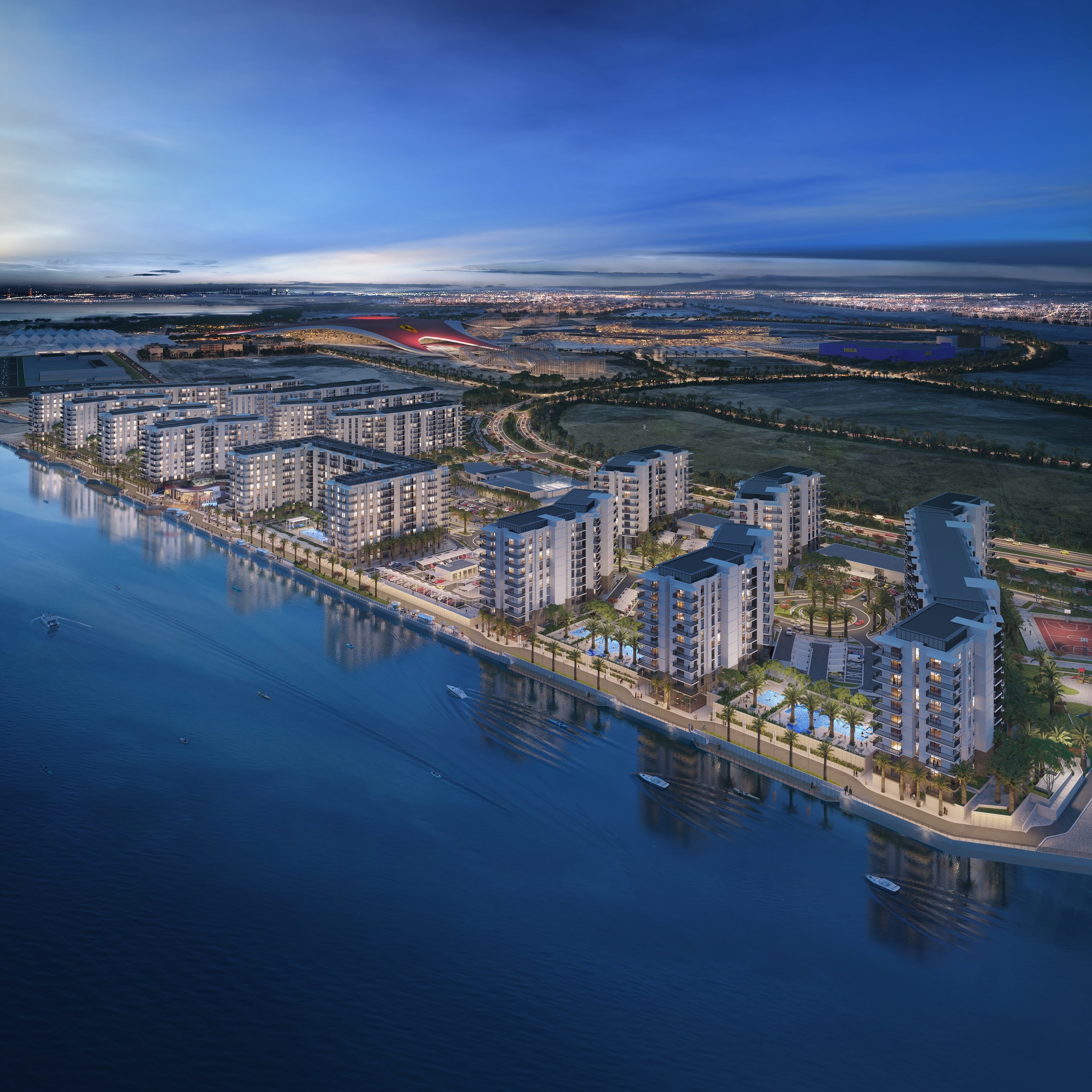 إطلاق مشروع وترز أج السكني بإطلالة على الواجهة المائية في جزيرة ياس