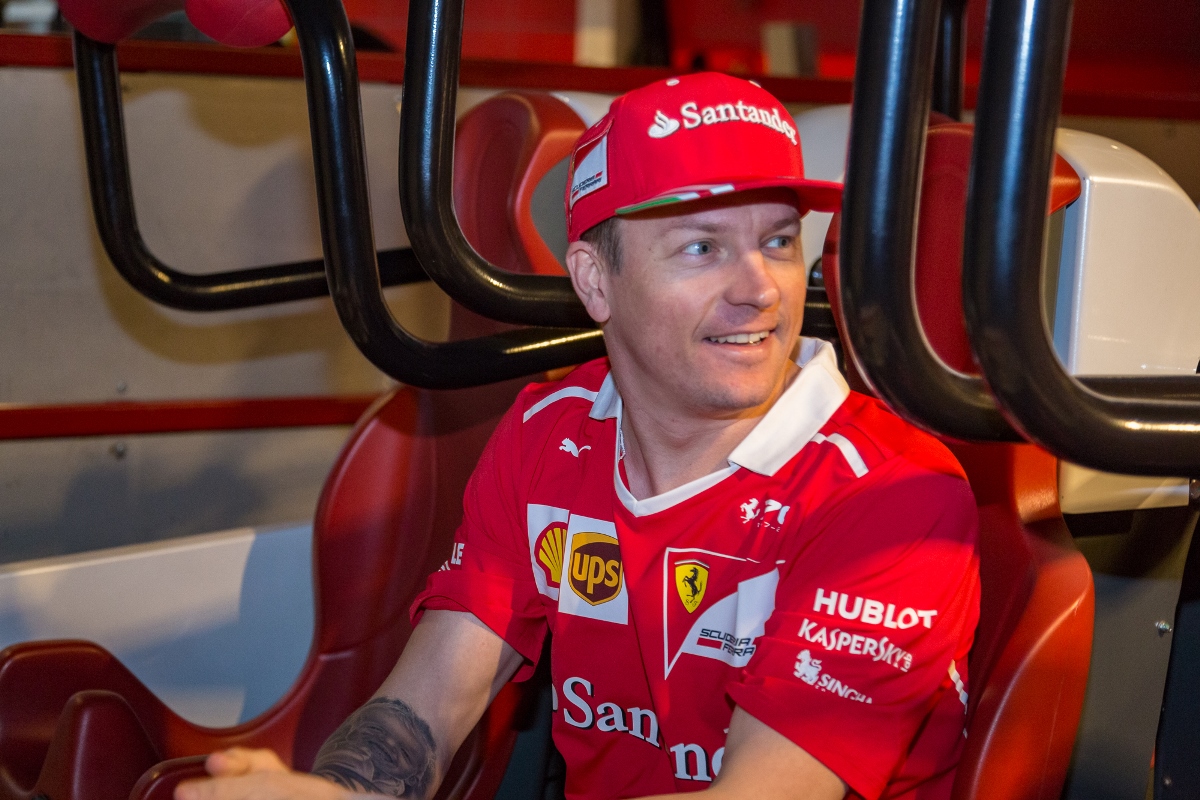 Kimi Räikkönen Takes on Ferrari World Abu Dhabi’s Turbo Track 1