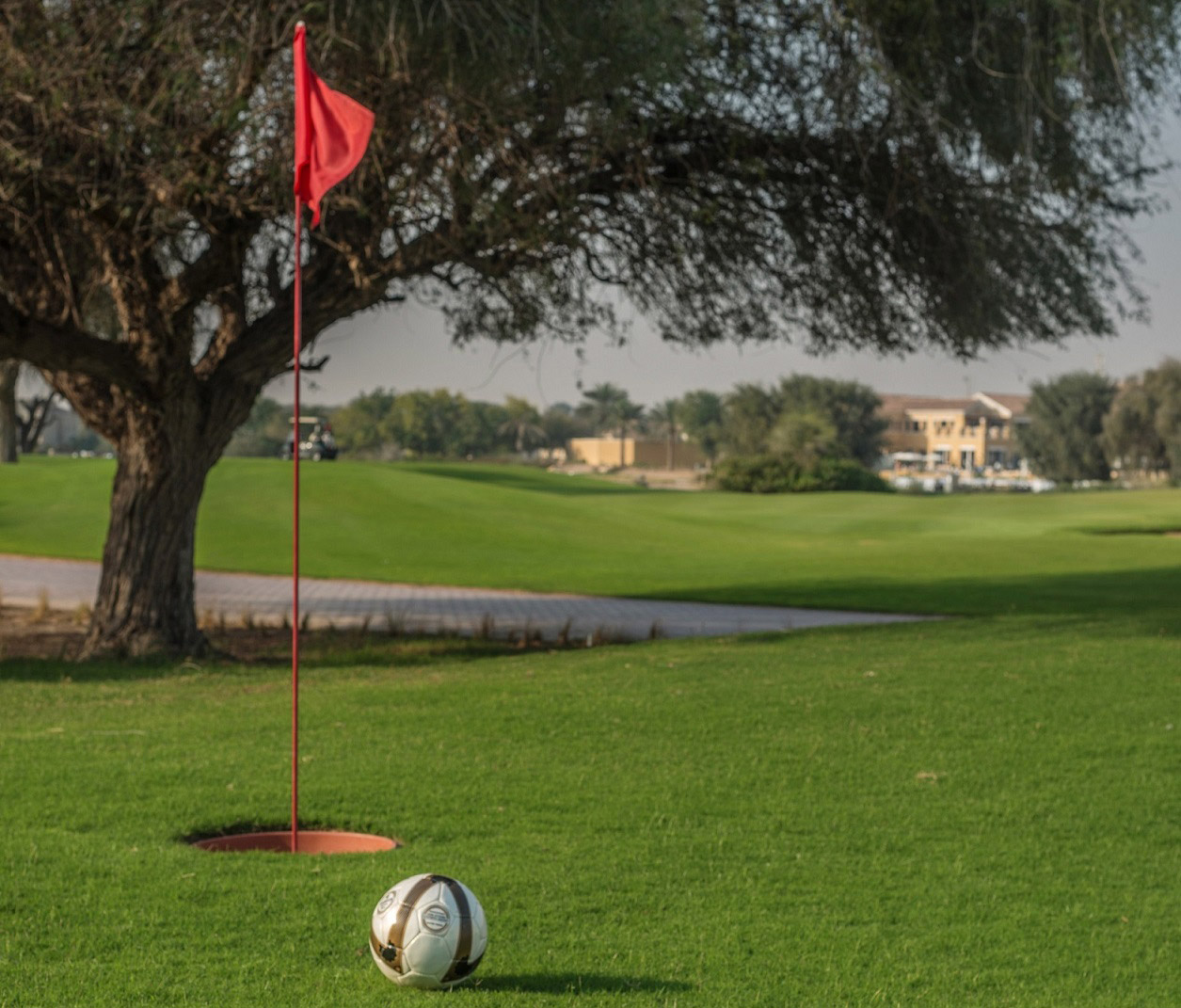 جولف القدم في نادي المرابع العربية للجولف