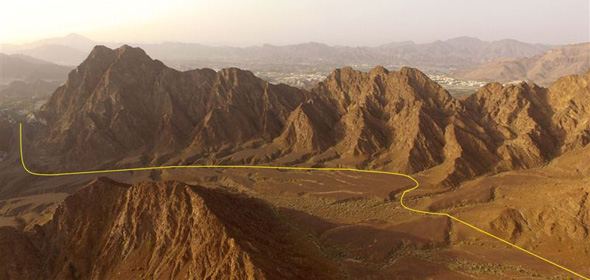 تجربة ركوب الدراجات الجبلية عبر حتا