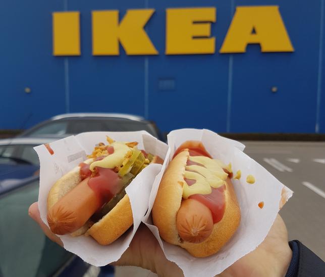 هوت دوغ من إيكيا hot dog ikea