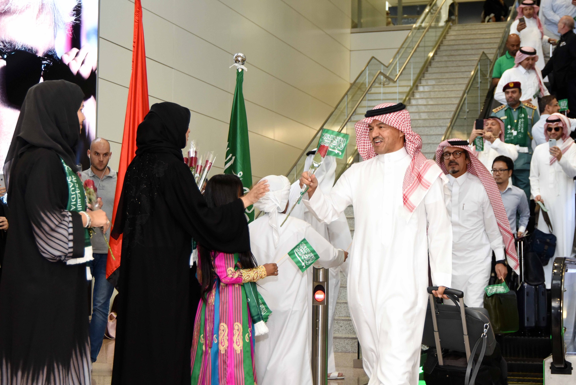 احتفالات دبي باليوم الوطني السعودي