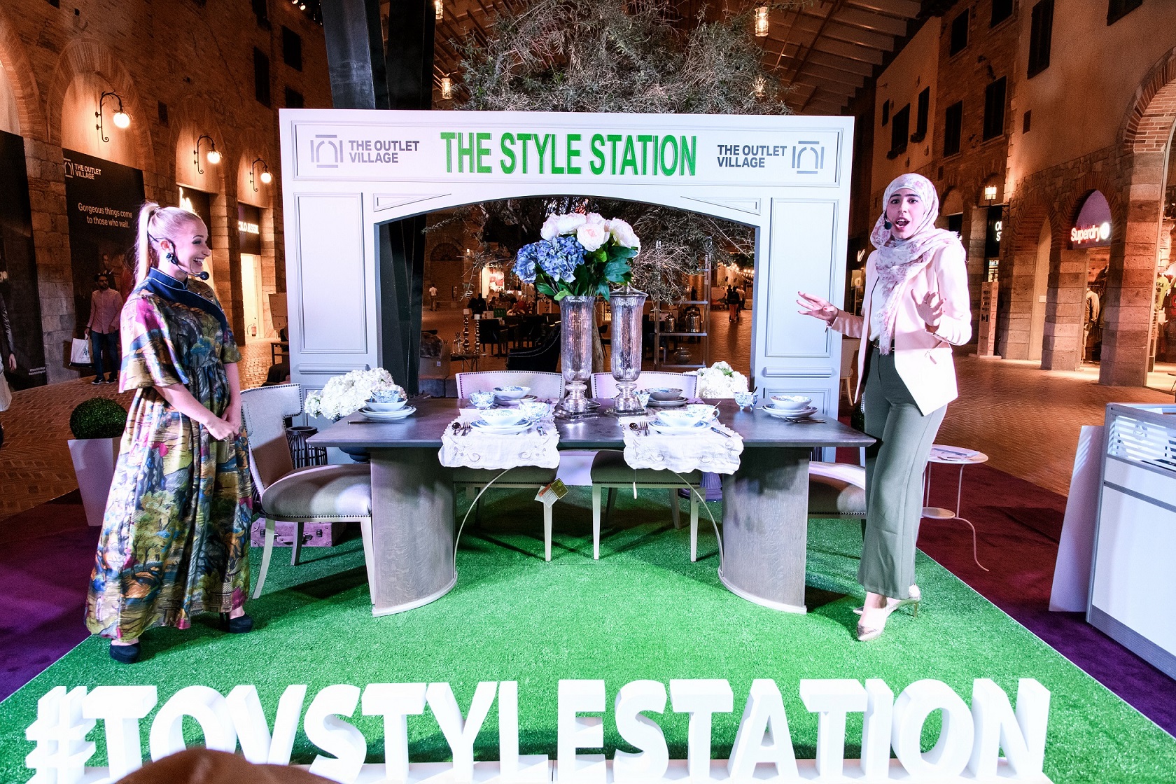 منصة Style Station في ذا أوتلت فيليدج