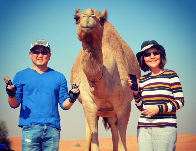 صور تذكارية مع الجمل Camel selfie