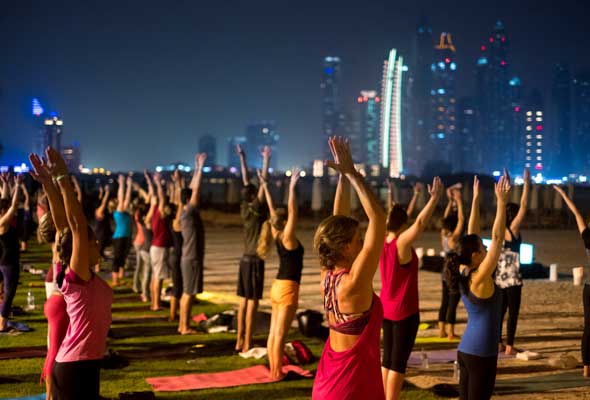 يوغا إكتمال القمر Full moon yoga