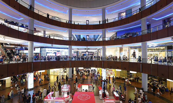 5 أكبر مراكز التسوق في الشرق الأوسط