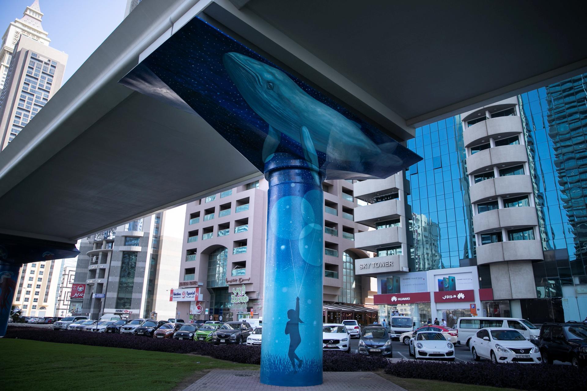 المشروع الفني ميترو مورالز في دبي