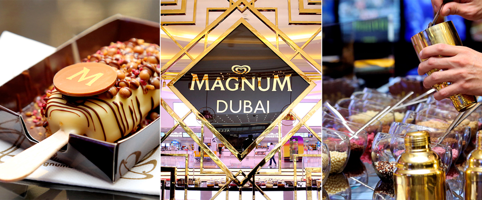 إفتتاح متجر ماغنوم للآيس كريم في دبي