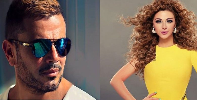 حفل عمرو دياب وميريام فارس في أبوظبي خلال رأس السنة