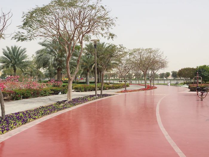 صالات رياضية في الهواء الطلق في حدائق دبي