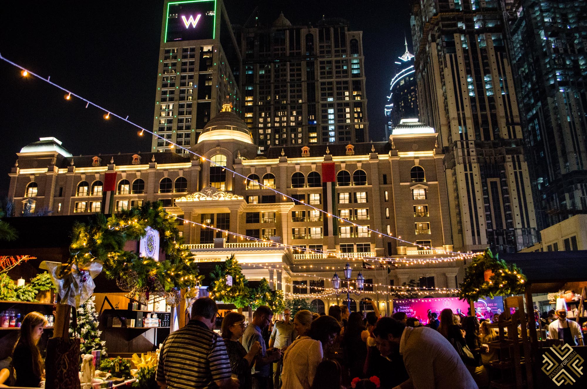 سوق الحدائق الشتوية في قصر الحبتور Winter Garden Market at Habtoor Palace