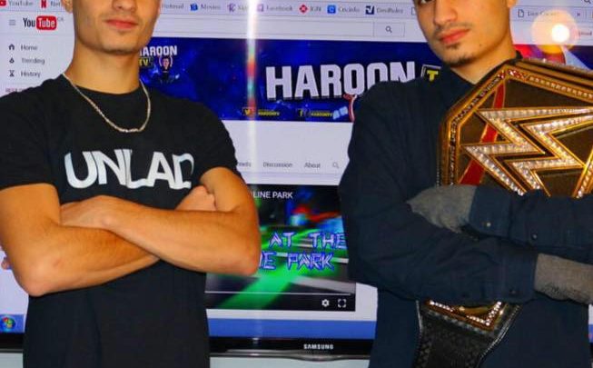 التوأمان فراس ورايس من برنامج هارون التلفزيوني