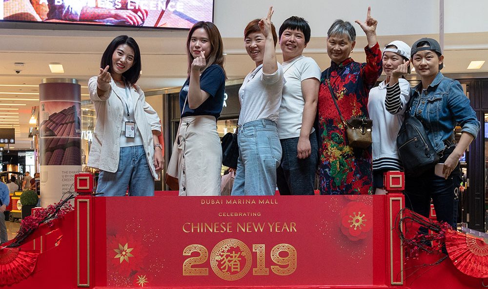 احتفالات السنة الصينية الجديدة في دبي مارينا مول