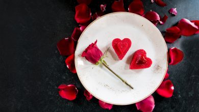 كعك عيد الحب من مطعم خوفو