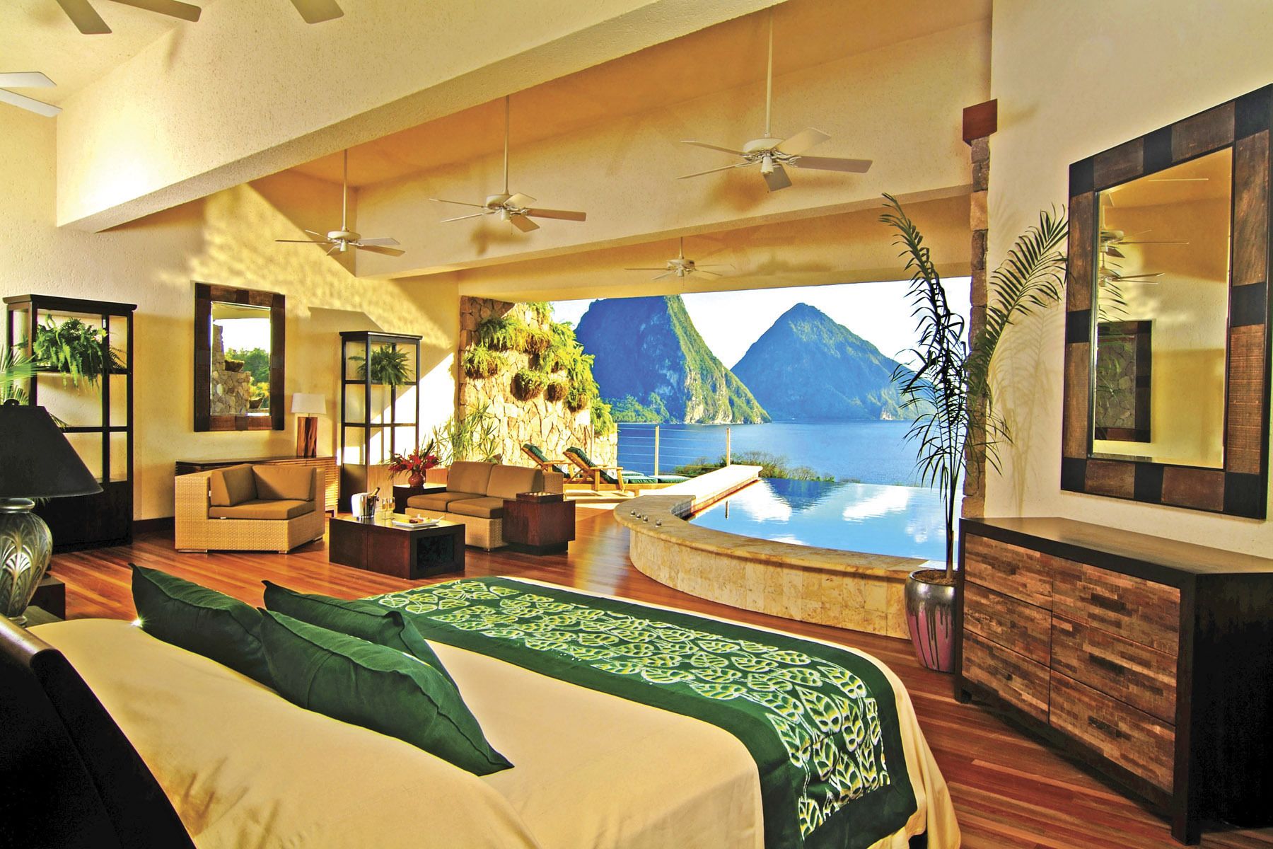 منتجع جيد ماونتن Jade Mountain Resort