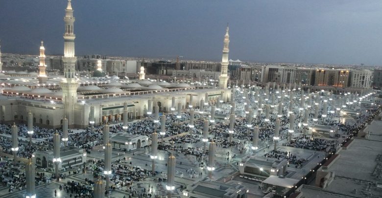 تعرف على كيف تعمل أنظمة تبريد المسجد النبوي الشريف بالمدينة المنورة