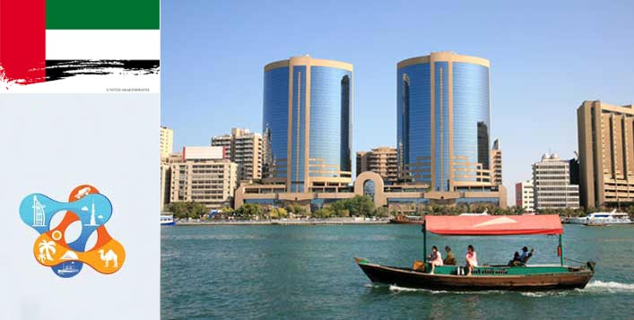مرحبا تورز تنظم رحلة بحرية وبوفيه عشاء عالمي في خور دبي إحتفالاً بالإتحاد
