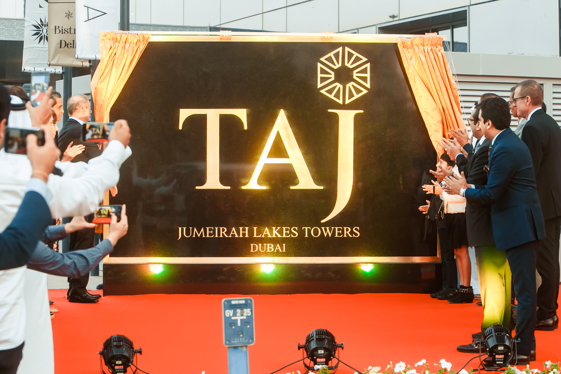 Unveiling of Monumental Signage of Taj Jumeirah Lakes Towers, Dubai