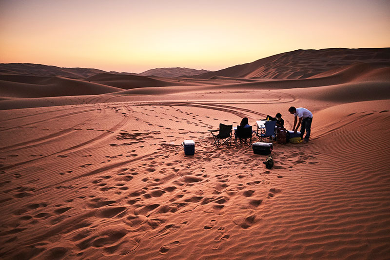 اخرج إلى الصحراء