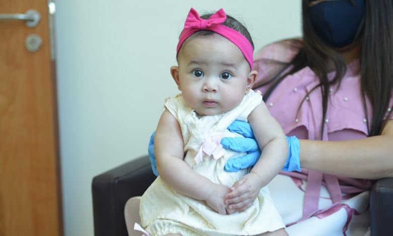 قصة شفاء أصغر طفلة مُصابة بكورونا في مستشفى الزهراء دبي‎