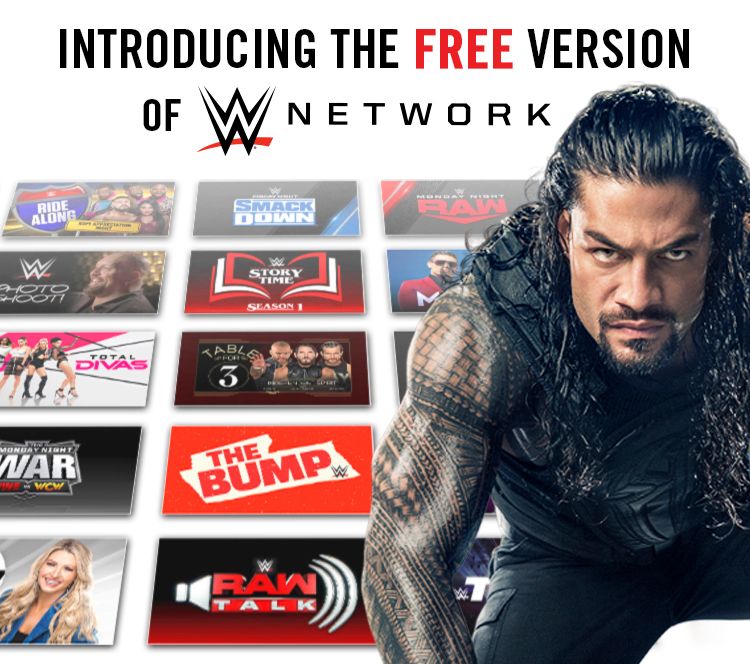 مؤسسة WWE تطلق الإصدار المجاني لشبكة WWE لجميع الأجهزة