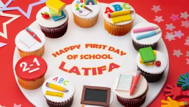 Back to school cupcake board