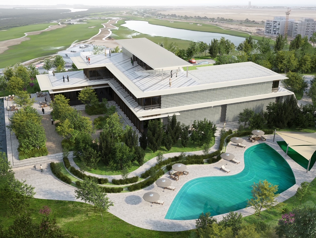 إنطلاق عملية بناء نادي الزورا الفاخر للجولف في دبي