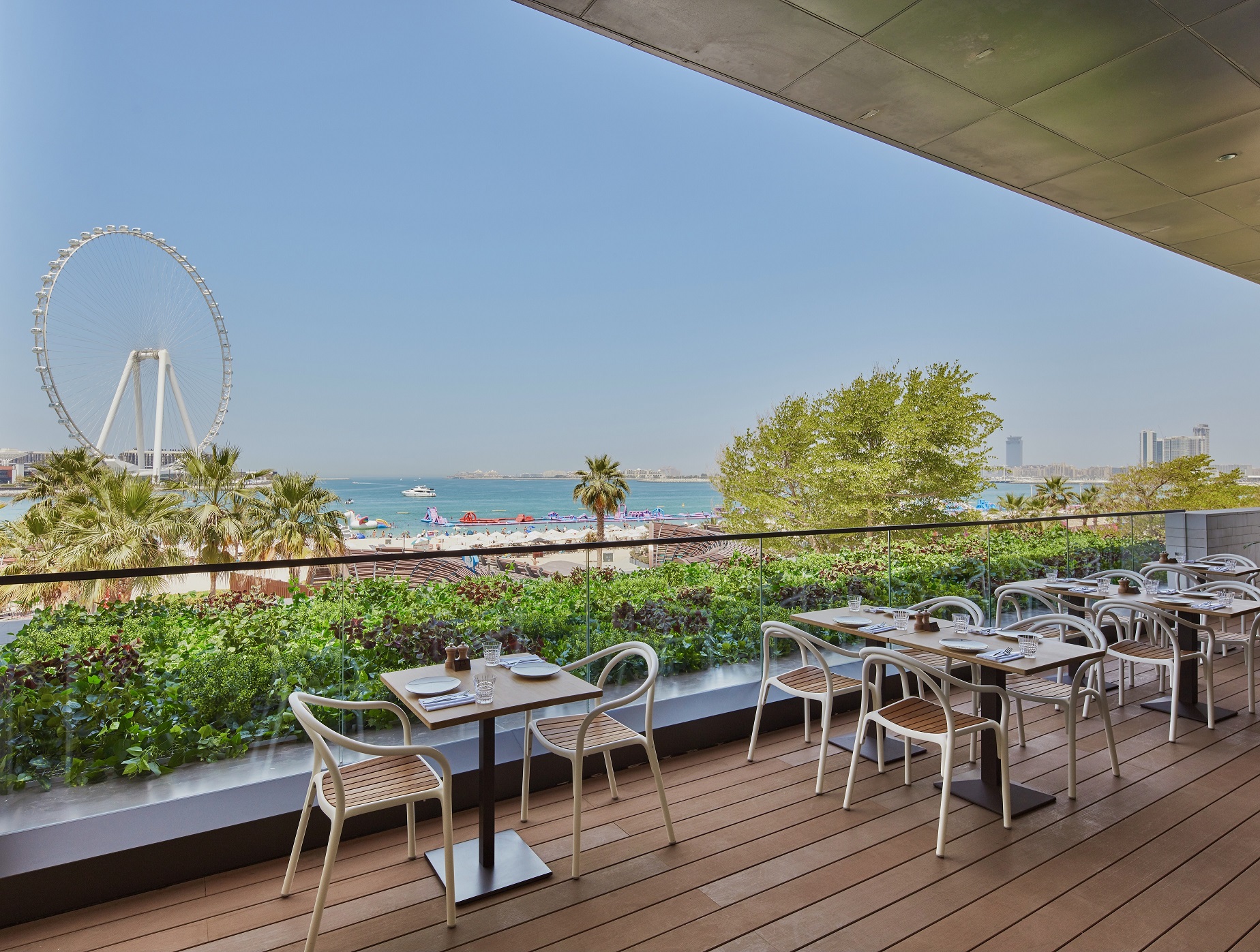 What better way to start than with friends or family while overlooking the beautifully bustling JBR shoreline