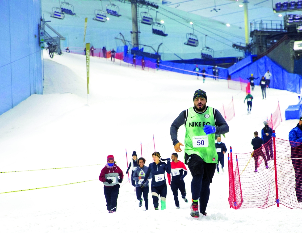 سباق دبي للجري الثلجي 2022