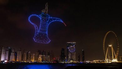 عروض مبهرة لطائرات الدرون ضمن مهرجان دبي للتسوق 2022