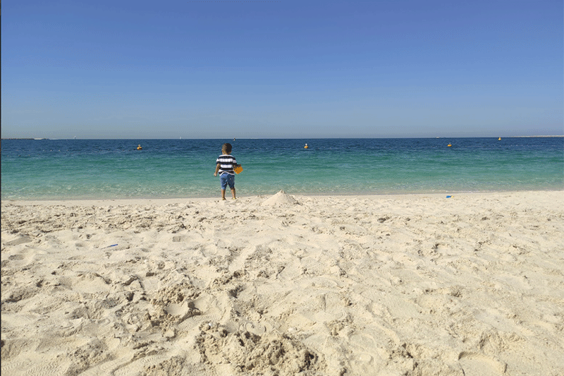 دبي: الشاطئ السري
