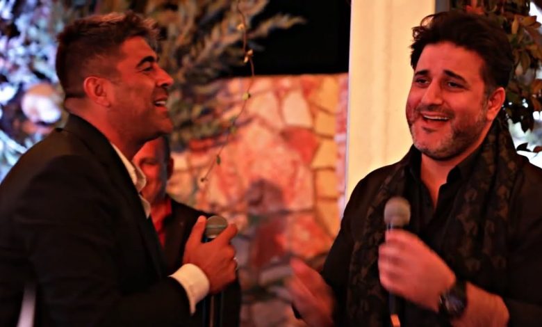 حفل النجم وائل كفوري مع الفنان ملحم زين في دبي خلال فبراير 2023